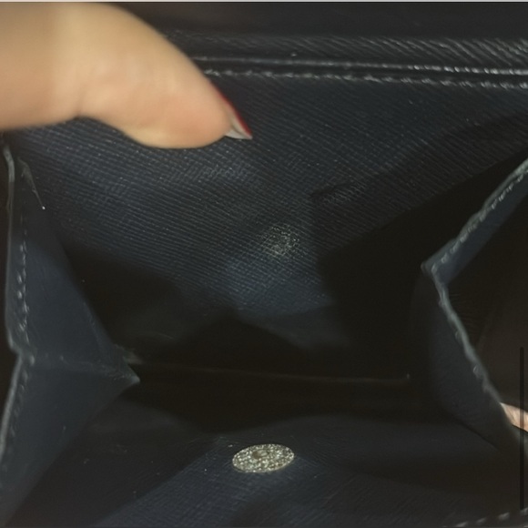 RARE🦄Authentic Navy Denim Louis Vuitton Monogram Wallet - Picture 7 of 11